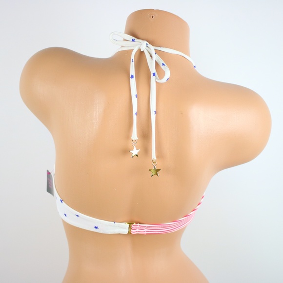 Victoria's Secret Striped Star Twisted Bikini Top - Picture 4 of 13